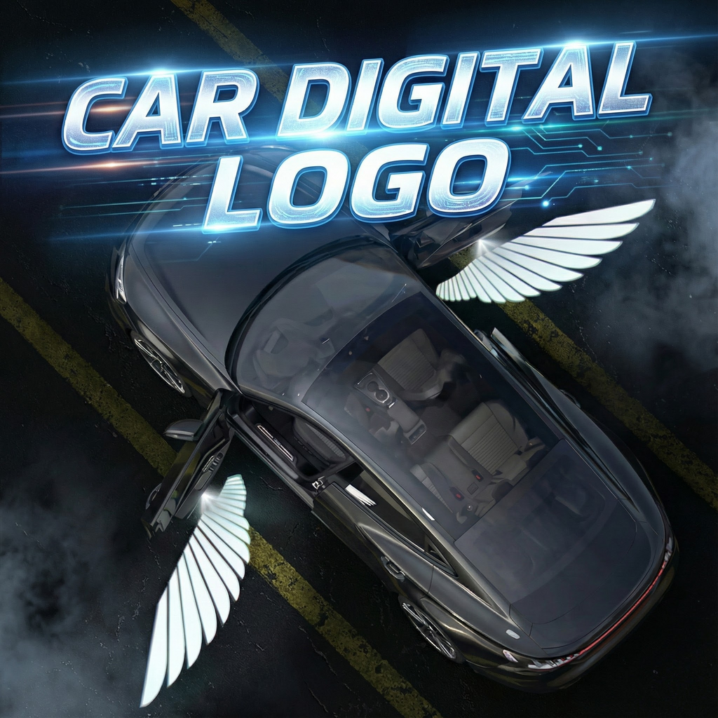 Car digital logo