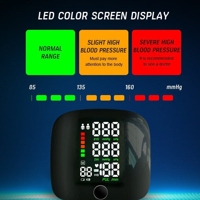 Smart Wrist Blood Pressure Monitor