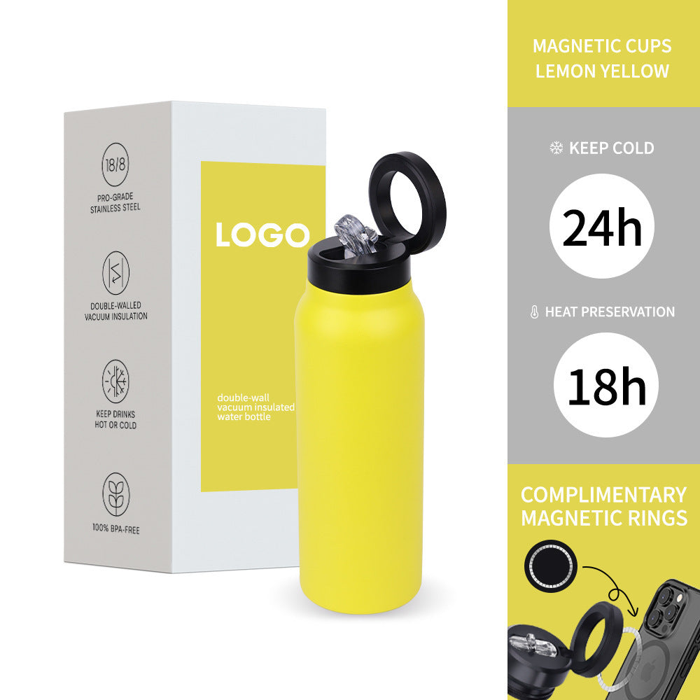 Water Bottle with Magnetic Tripod